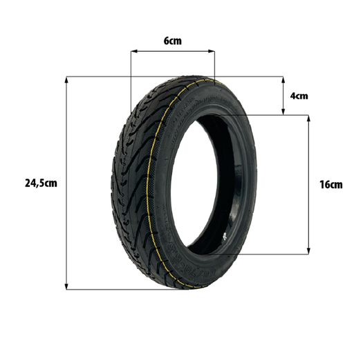 [RSP110063001] Pneu 60/70 6.5 avec Gel Ninebot G30